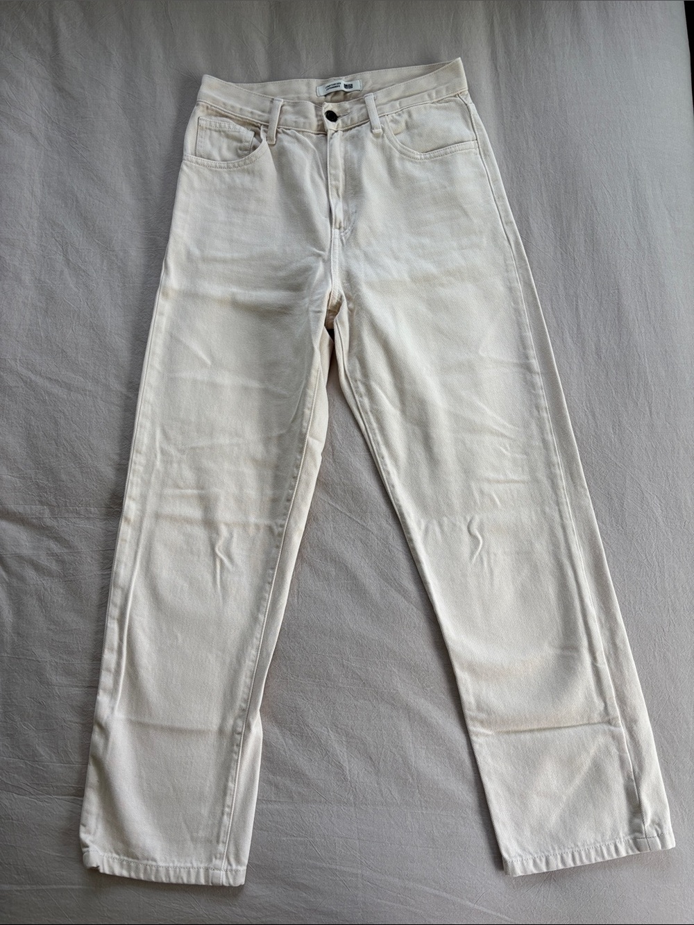 Uniqlo x Comptoir des Cotonniers Ivory Straight Leg Jeans